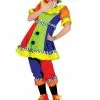Spanky Stripes Clown Adult Costume