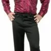 Disco Shirt - Liquid Red & Black Adult Costume