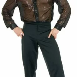 Solid Sequin Mac Daddy Shirt Adult Plus Costume