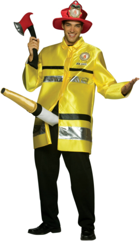 The Fire Extinguisher Adult Costume 1 The Fire Extinguisher Adult Costume