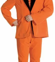 Orange Tuxedo Adult Costume