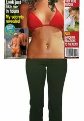 Magazine Cover - Star, Bikini Girl Adult Costume