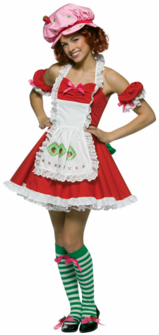 Strawberry Shortcake Teen Costume 1 Strawberry Shortcake Teen Costume