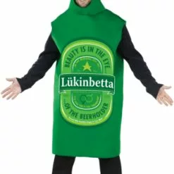 Beer Bottle (Green) Adult Costume