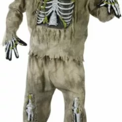 Skeleton Zombie Adult Plus Costume
