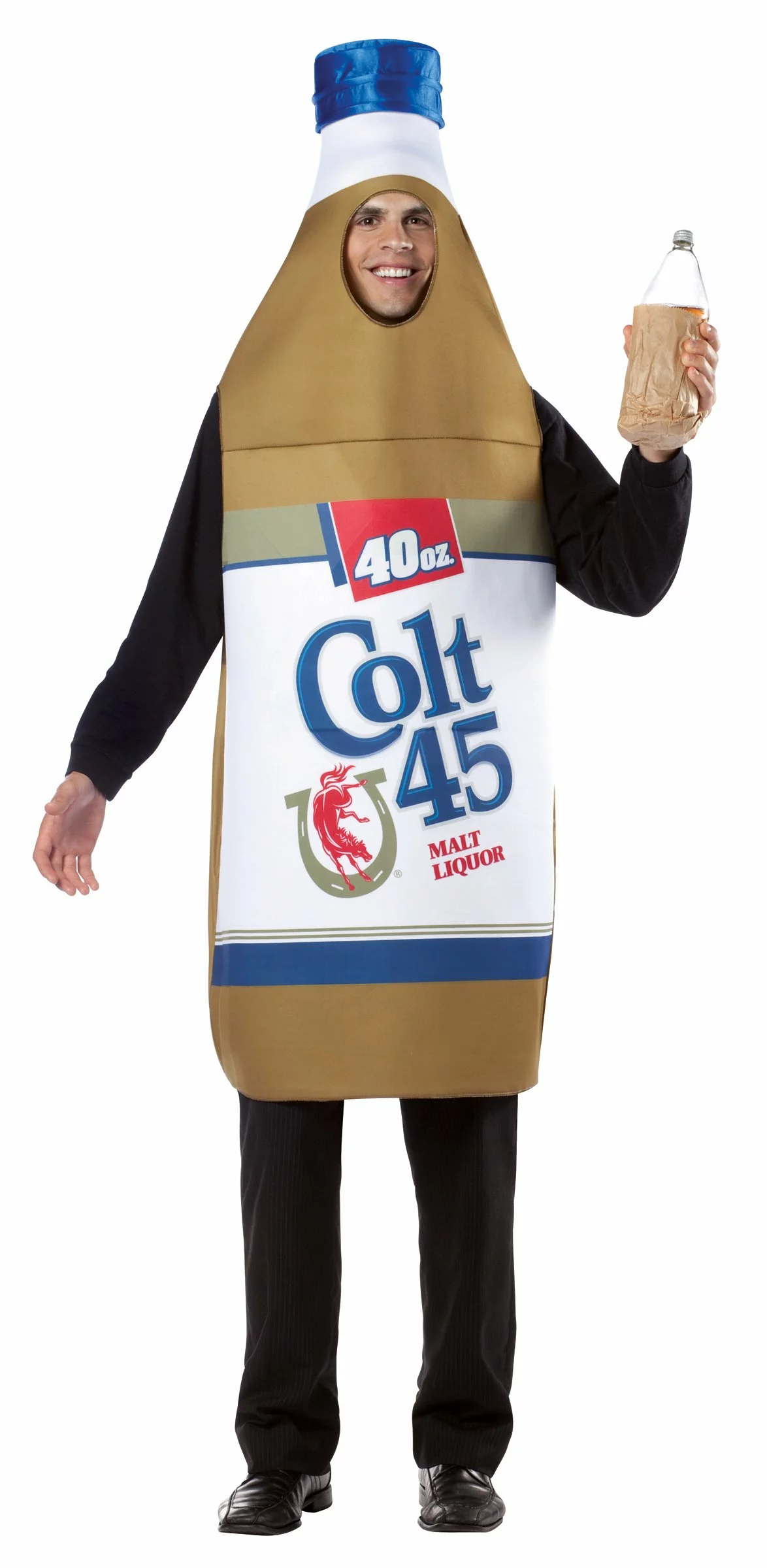 Colt 45 40-Oz. Bottle Adult Costume 1 Colt 45 40-Oz. Bottle Adult Costume