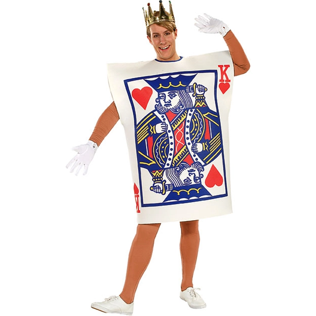 King Of Hearts Card Adult Costume 1 King Of Hearts Card Adult Costume